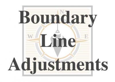 Boundary Line Adjustments