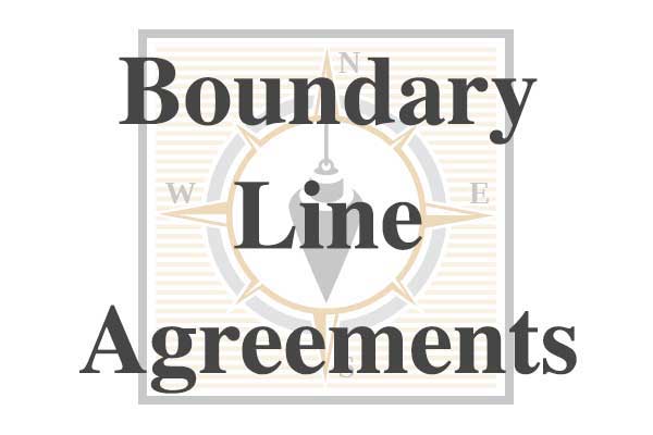 Boundary Line Agreements