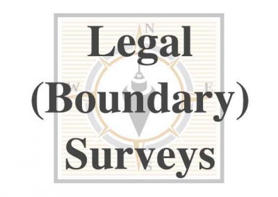 Legal (Boundary) Surveys